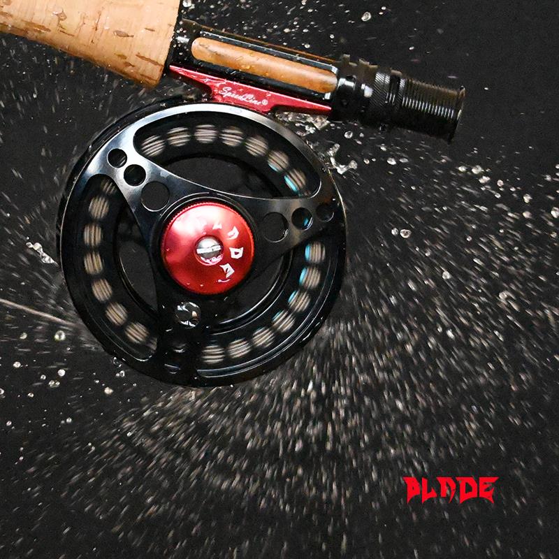 Fishing Reel, Aluminum Alloy Automatic Quick Wire Collection Right Hand Fly  Fishing Wheel Gold