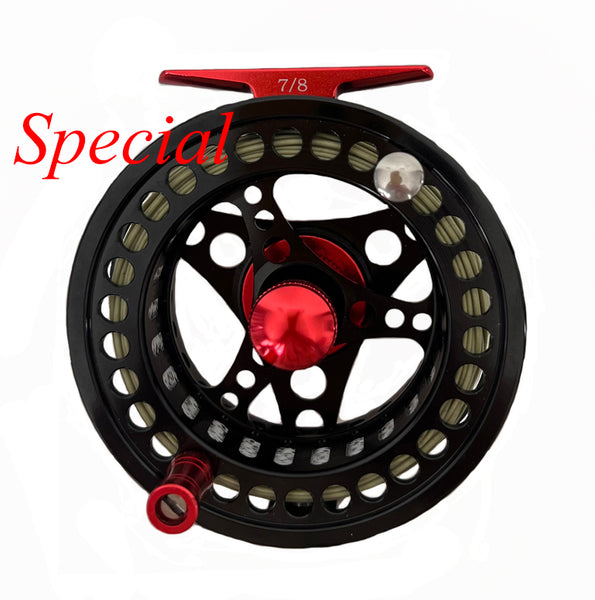 Special !! #7/8 Speedline  High quality Full Loaded Fly Reel with CNC-machined Aluminum Alloy Body