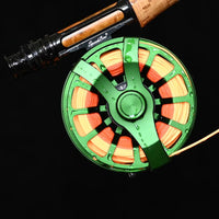 High Quality 3D balanced design Fly Reel #4/6 with CNC-machined Aluminum Alloy Body